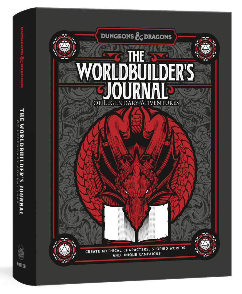 D&D Worldbuilder`S Journal Of Legendary Adventures Hardcover