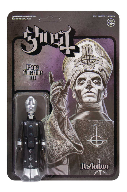 Ghost Papa Emeritus Black Metal Version Reaction Figure  (