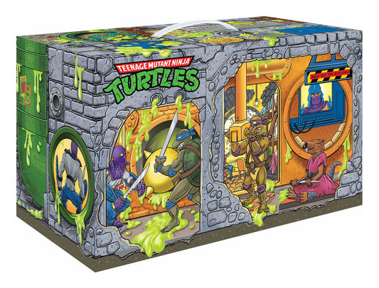 Teenage Mutant Ninja Turtles Retro Rotocast Sewer Lair Previews Exclusive 6pc Action Figure Set