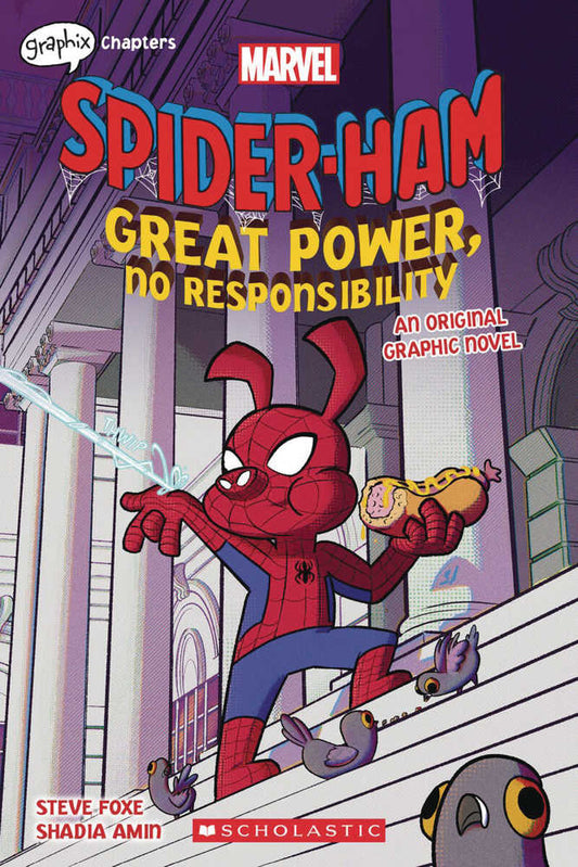 Spider Ham Great Power No Responsibility Graphic Novel Signed
