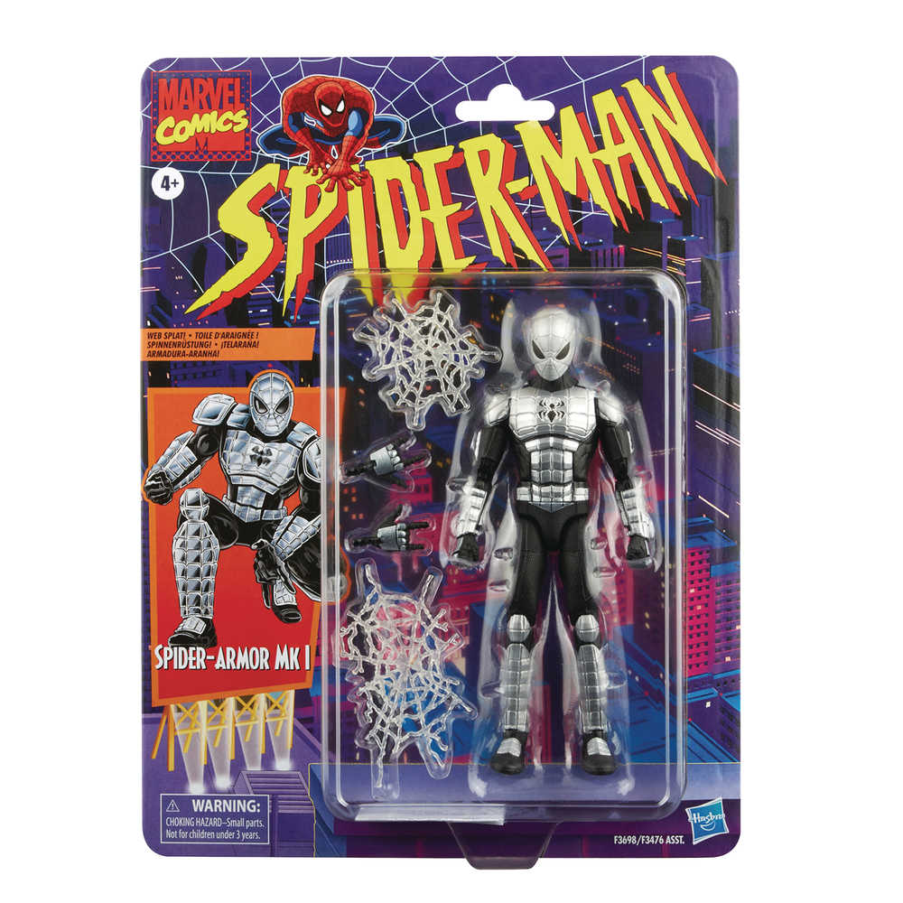 Spider-Man Legends Retro 6in Spider-Armor Mk1 Action Figure