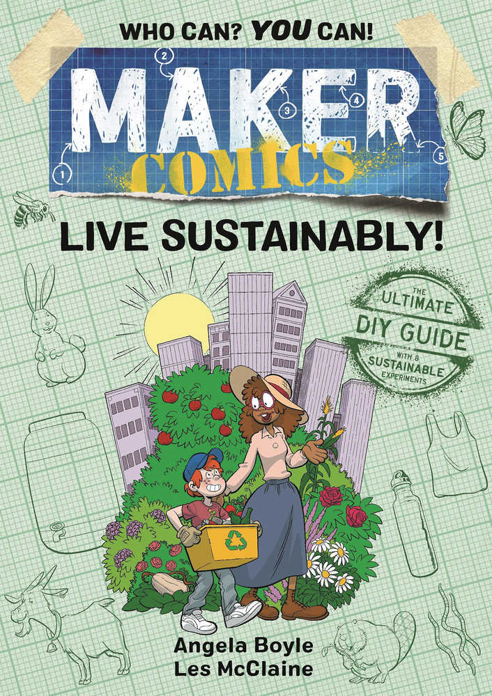 Maker Comics Hardcover Graphic Novel Live Sustainably