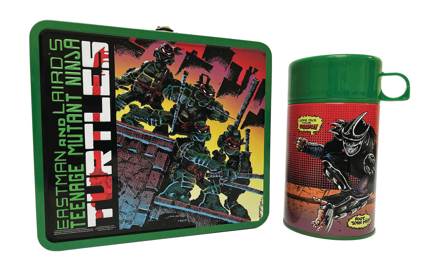 Tin Titans Teenage Mutant Ninja Turtles Classic Comic #1 Previews Exclusive Lunchbox & Bev Container