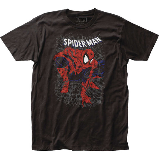 Marvel Spider-Man Tangled Web T-Shirt LG