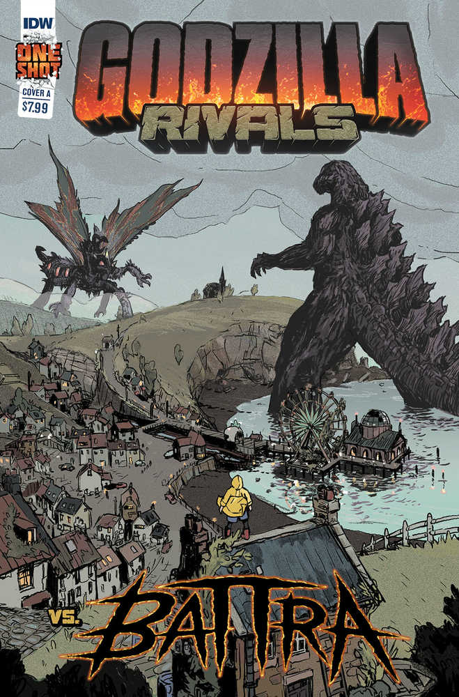 Godzilla Rivals vs Battra One Shot Cover A Ono