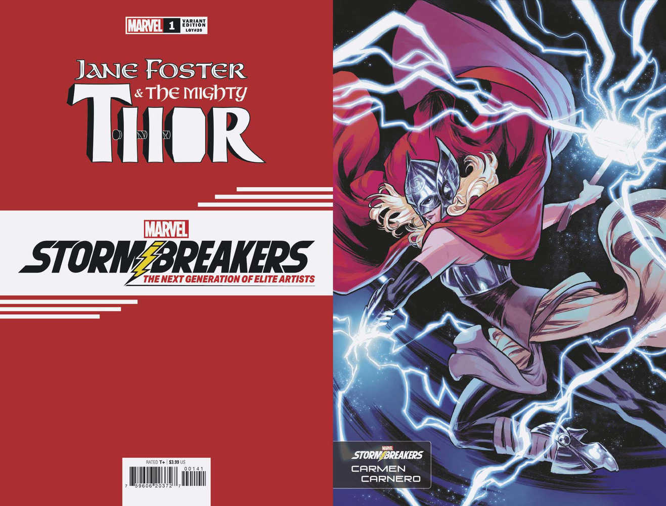 Jane Foster Mighty Thor #1 (Of 5) Carnero Stormbreakers Variant