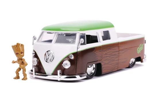 1963 Vw Bus Pickup with Groot 1/24 Vehicle