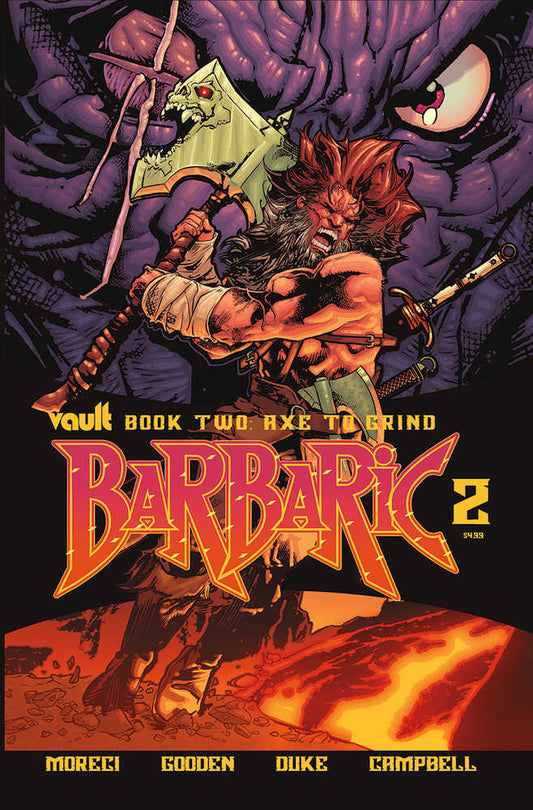 Barbaric Axe To Grind #2 Cover A Gooden