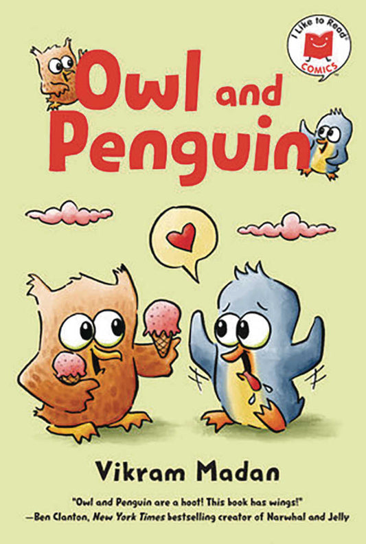 I Like To Read Comics Hardcover Graphic Novel Owl And Penguin