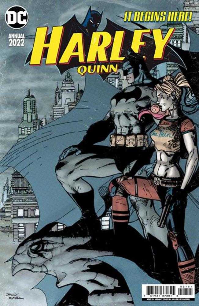 Harley Quinn 2022 Annual #1 (One Shot) Cover C Jim Lee & Ryan Sook Homage Card Stock Variant