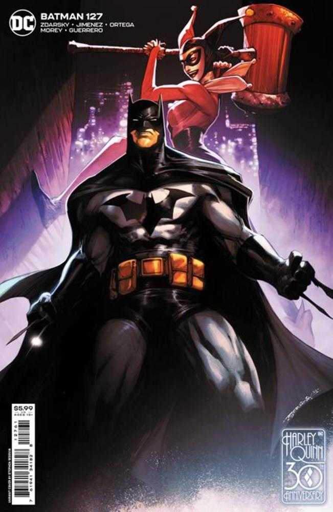 Batman #127 Cover D Stephen Segovia Harley Quinn 30th Anniversary Card Stock Variant