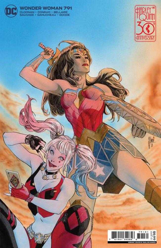 Wonder Woman #791 Cover C Guillem March Harley Quinn 30th Anniversary Card Stock Variant