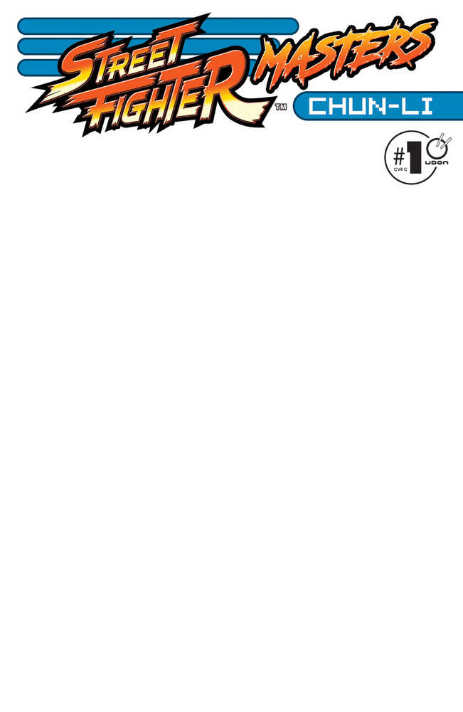 Street Fighter Masters Chun Li #1 Cover C Blank Sketch