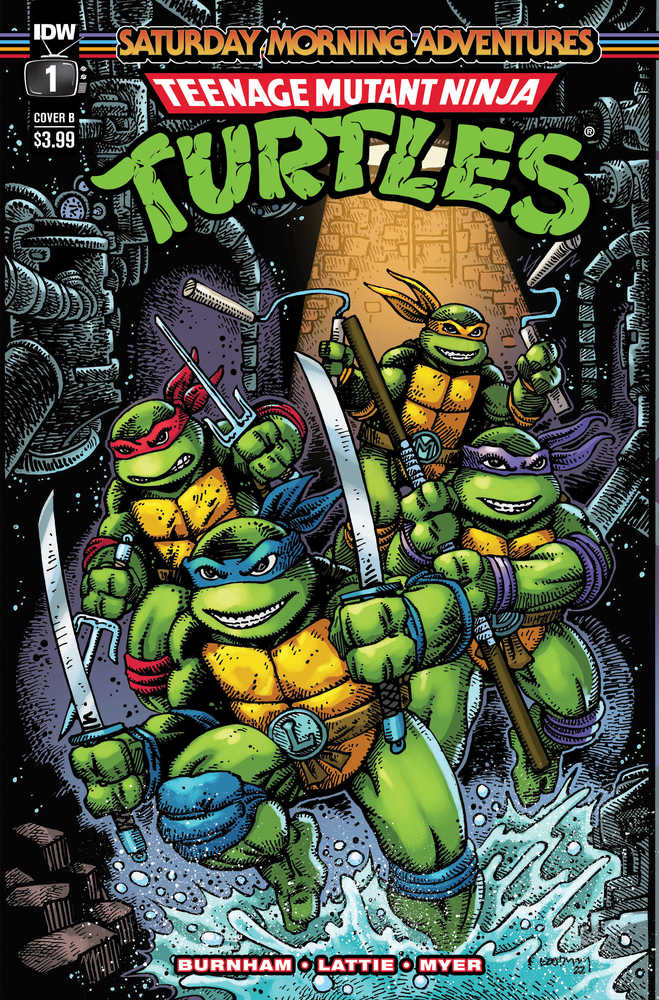 Teenage Mutant Ninja Turtles Saturday Morning Adventures #1 Cover B Eastman