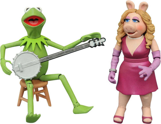 Disney The Muppets Kermit & Miss Piggy Action Figure Set Diamond Select Toys