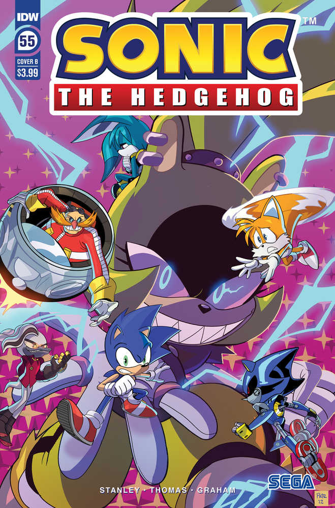 Sonic The Hedgehog #55 Cover B Tramontano