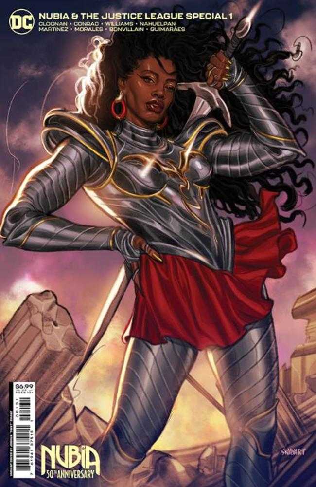 Nubia And The Justice League Special #1 (One Shot) Cover C Joshua Sway Swaby Nubia 50th Anniversary Card Stock Variant