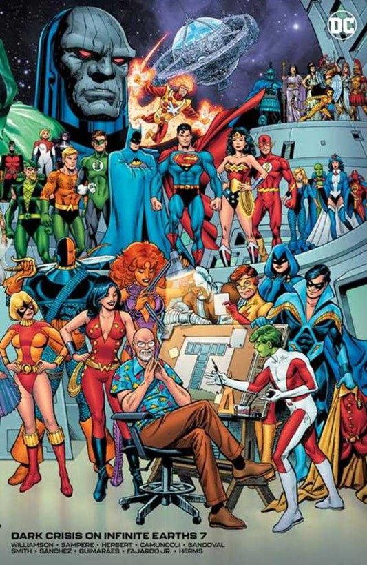 Dark Crisis On Infinite Earths #7 (Of 7) Cover F George Perez Tribute Card Stock Variant