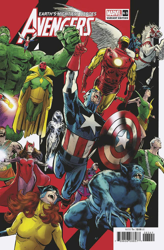 Avengers #63 Jimenez 70s Avengers Assemble Connect Variant