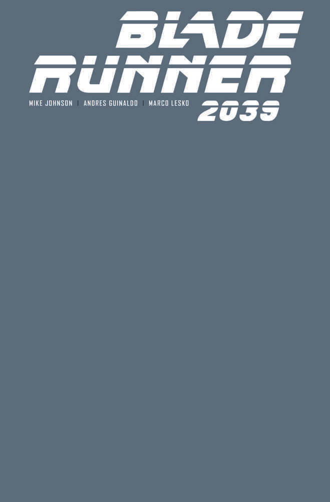 Blade Runner 2039 #1 Cover E Blank Sketch (Mature)