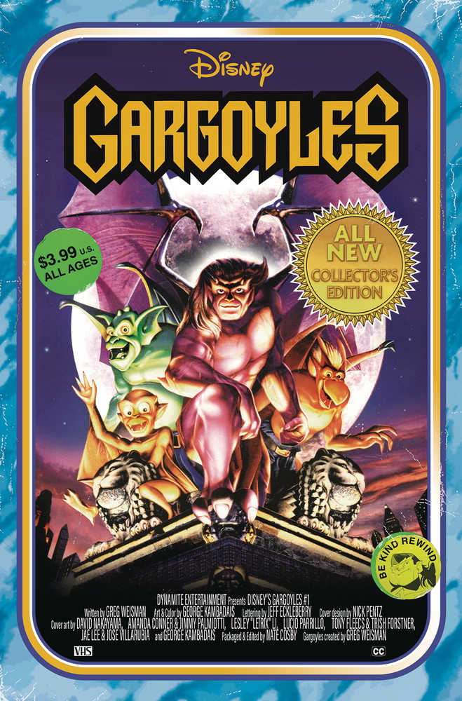 Gargoyles #1 Cover K 20 Copy Variant Edition Video Packaging