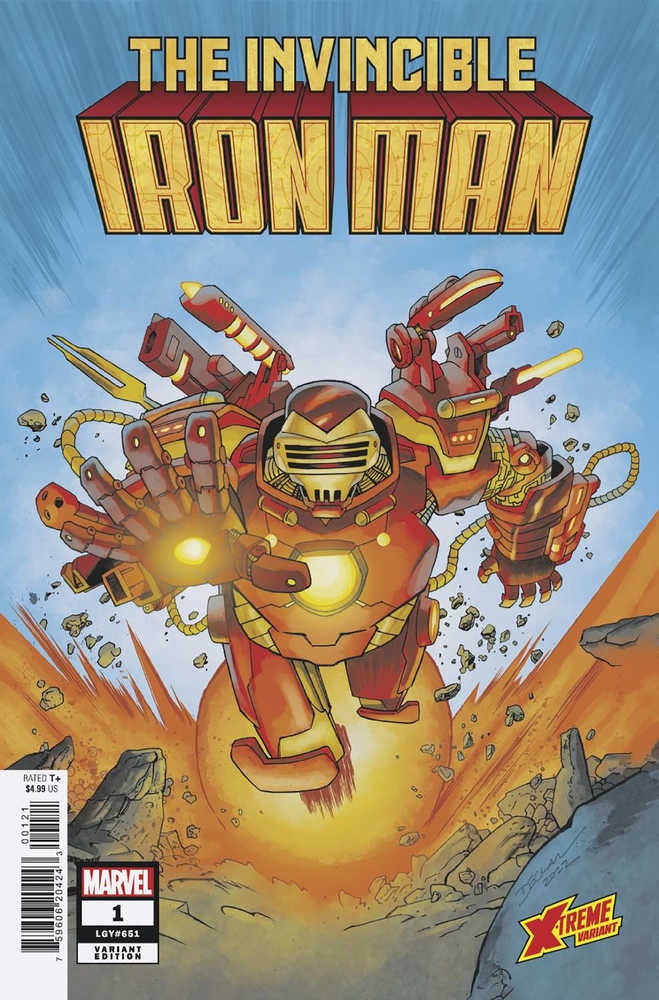 Invincible Iron Man #1 Shalvey X-Treme Marvel Variant