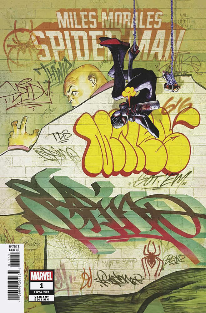 Miles Morales Spider-Man #1 Del Mundo Graffiti Variant