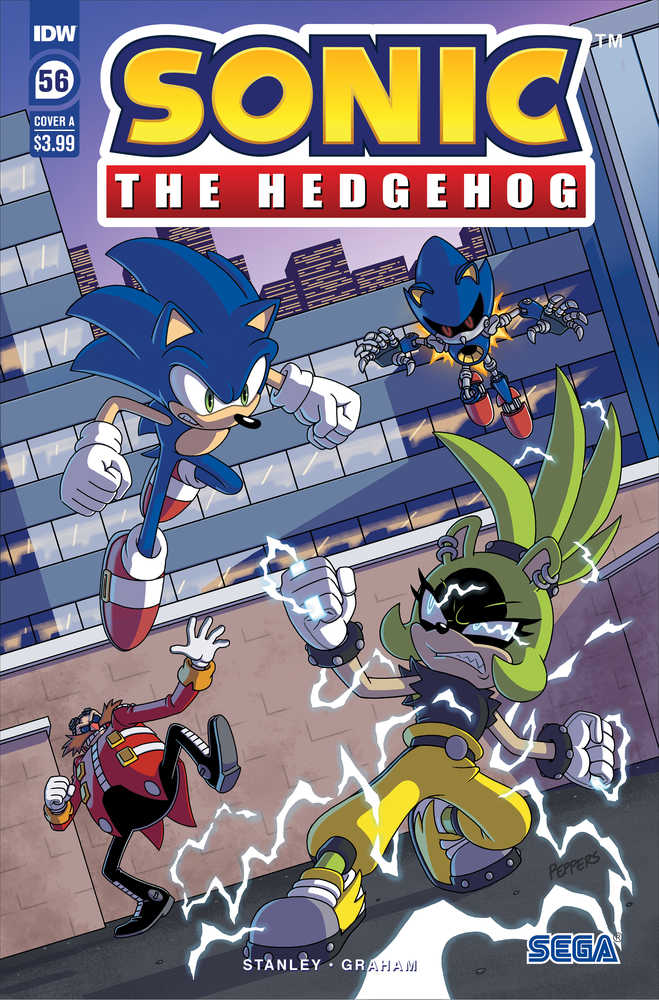 Sonic The Hedgehog #56 Cover A Peppers