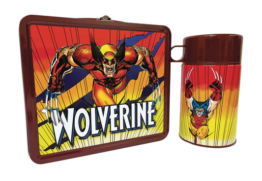 Tin Titans Marvel Wolverine Previews Exclusive Lunchbox & Bev Container