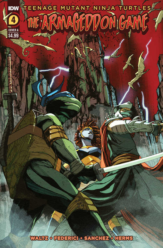 Teenage Mutant Ninja Turtles Armageddon Game #4 Cover A Federici (Mature)