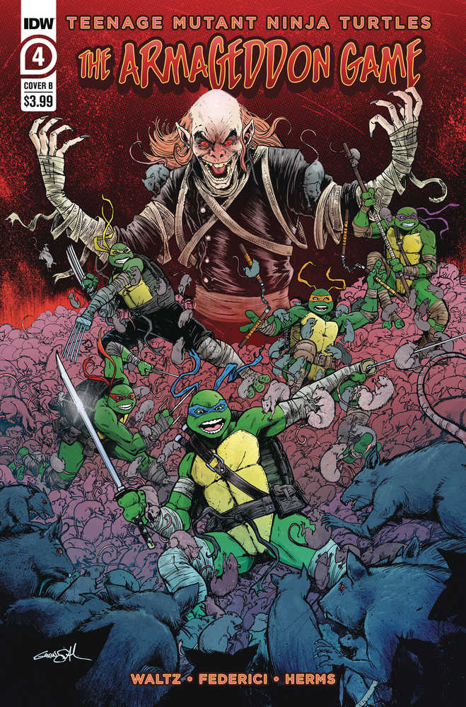 Teenage Mutant Ninja Turtles Armageddon Game #4 Cover B Smith (Mature)