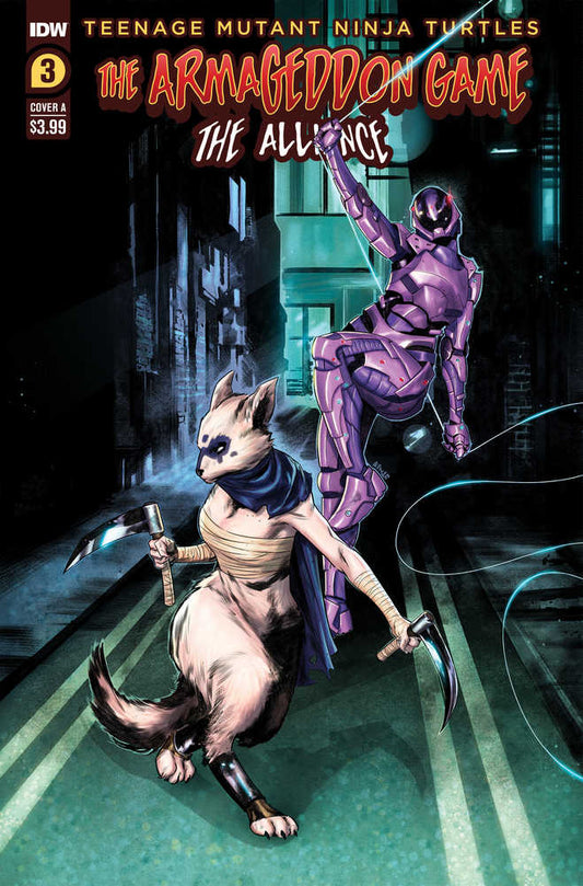 Teenage Mutant Ninja Turtles Armageddon Game Alliance #3 Cover A Mercado