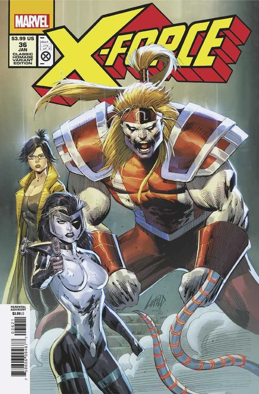 X-Force #36 Liefeld Classic Homage Variant