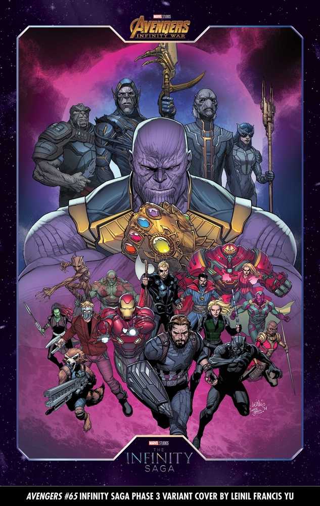 Avengers #65 Yu Infinity Saga Phase 3 Variant