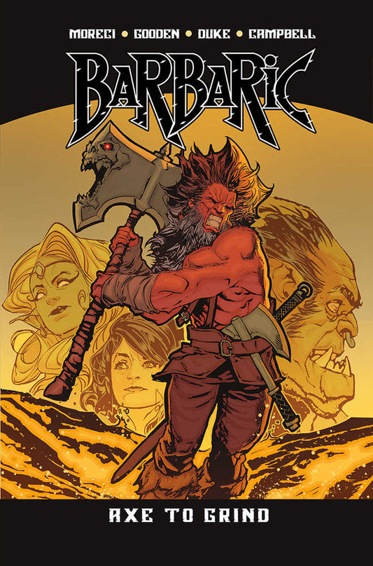 Barbaric TPB Volume 02 Axe To Grind Direct Market Exclusive Cover (Mature)