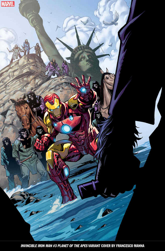 Invincible Iron Man #3 Manna Planet Of The Apes Variant