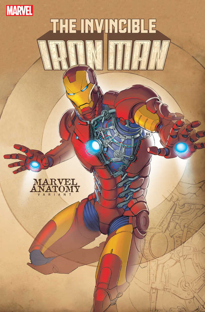 Invincible Iron Man #3 Lobe Marvel Anatomy Variant