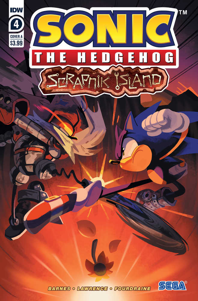 Sonic The Hedgehog Scrapnik Island #4 Cover A Fourdraine