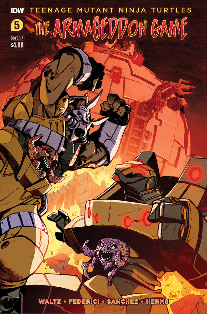 Teenage Mutant Ninja Turtles Armageddon Game #5 Cover A Federici