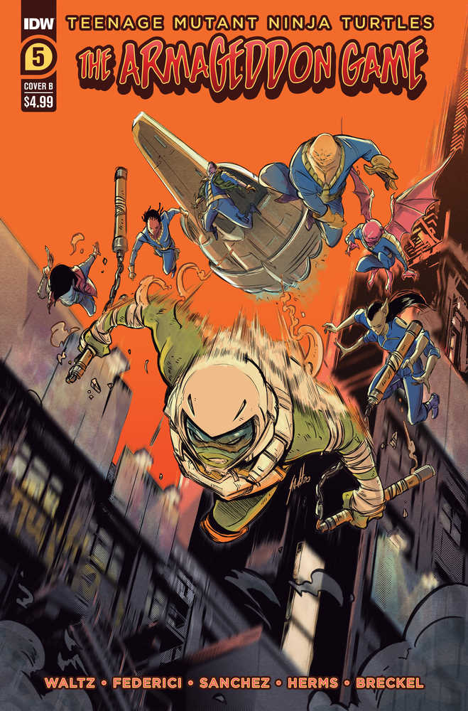 Teenage Mutant Ninja Turtles Armageddon Game #5 Cover B