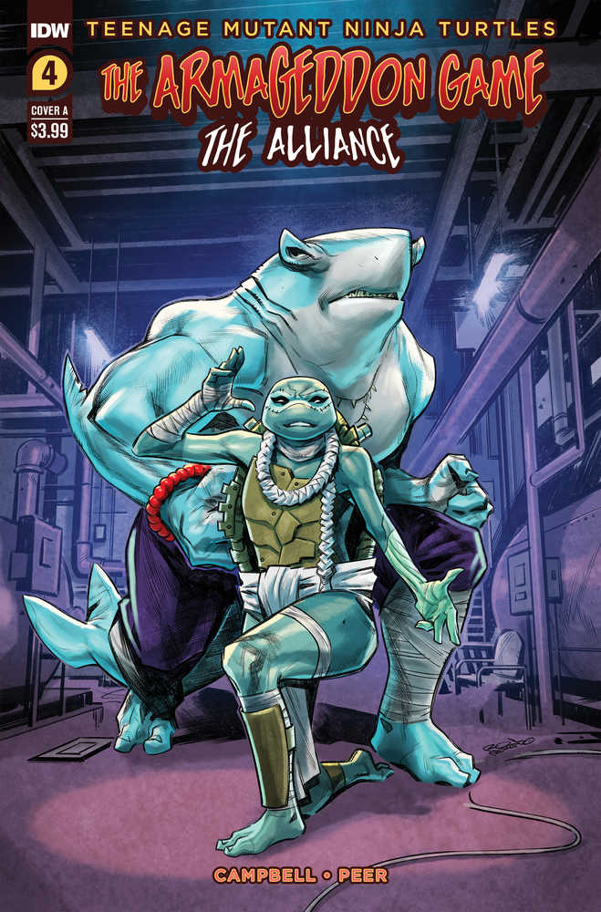 Teenage Mutant Ninja Turtles Armageddon Game Alliance #4 Cover A Mercado