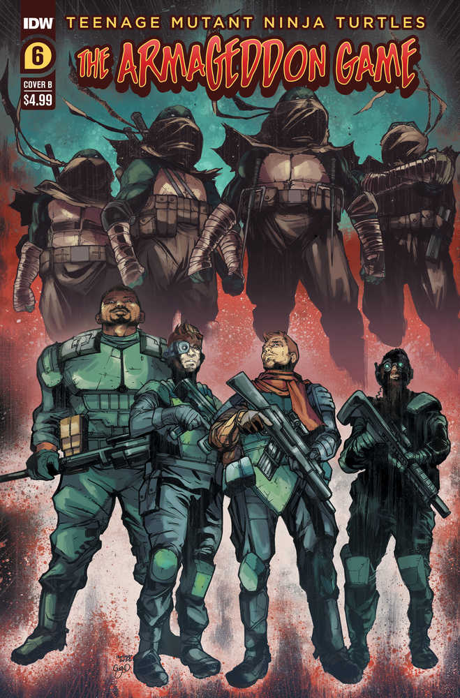 Teenage Mutant Ninja Turtles Armageddon Game #6 Cover B Sanchez