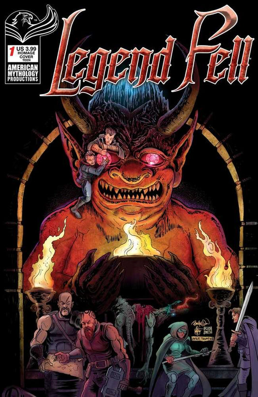 Legend Fell #1 D&D Homage Cover
