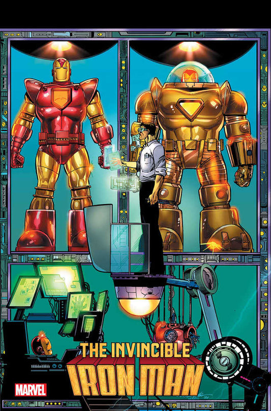 Invincible Iron Man #4 Layton Connecting Variant