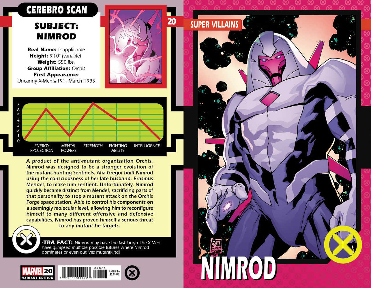 X-Men #20 Camuncoli Trading Card Variant