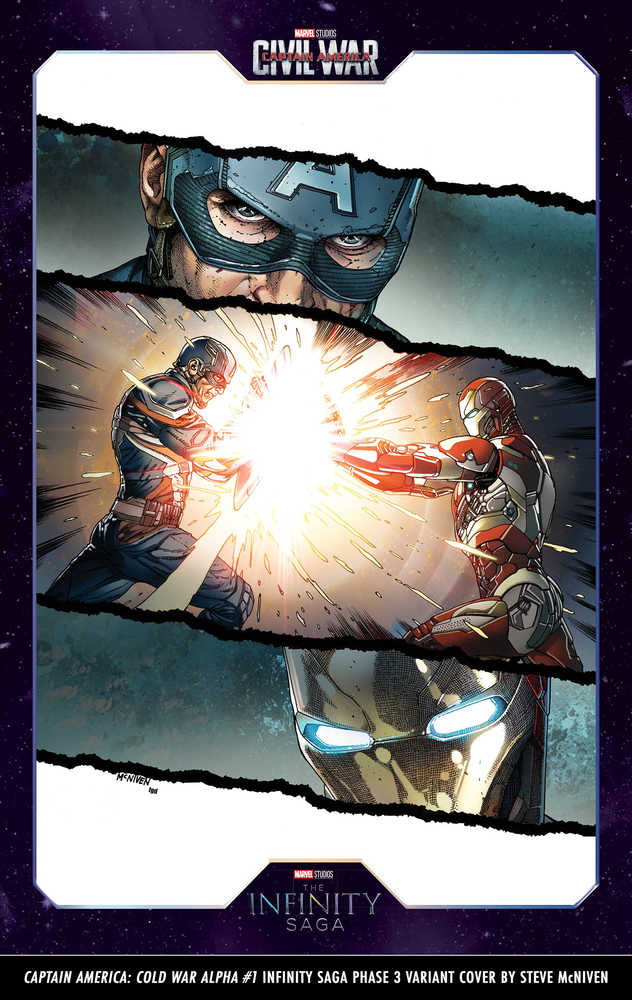 Captain America Cold War Alpha #1 Infinity Saga Phase 3 Variant