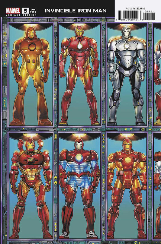 Invincible Iron Man 5 Bob Layton Connecting Variant