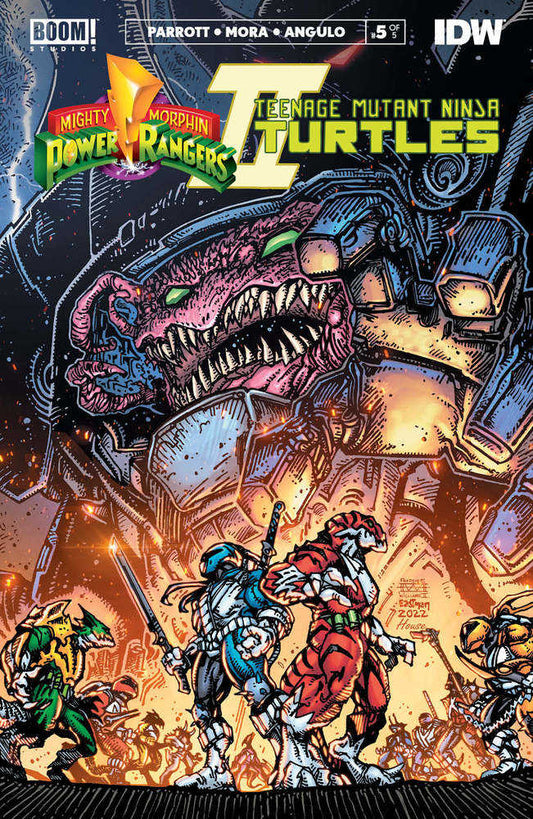 Mmpr Teenage Mutant Ninja Turtles II #5 (Of 5) Cover B Eastman & Williams II
