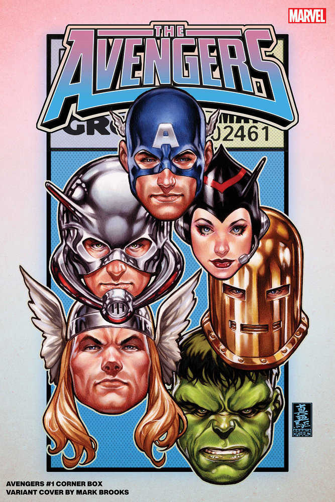 Avengers 1 Mark Brooks Corner Box Variant