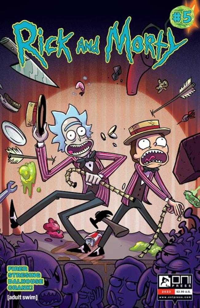 Rick And Morty #5 Cover B Fred C Stresing Variant (Mature)
